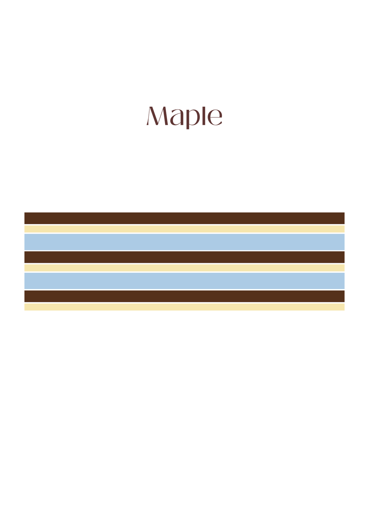 Signature Headband — Maple