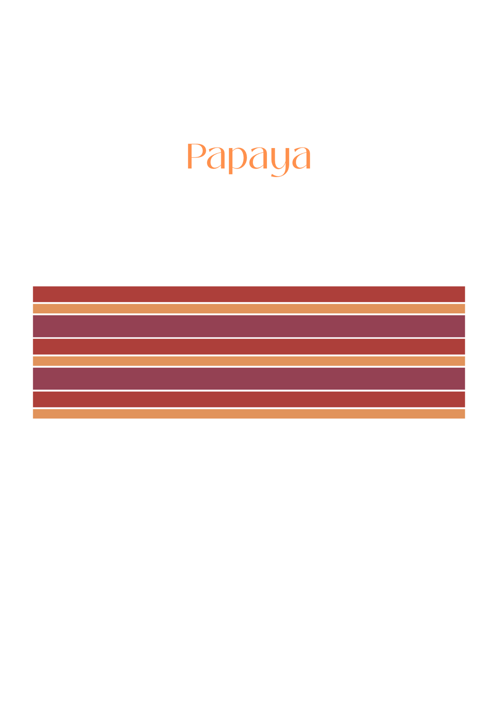 Signature Headband — Papaya